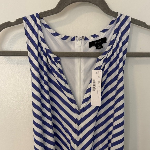 J.Crew V-neck jumpsuit in striped cotton poplin - Picture 3 of 8